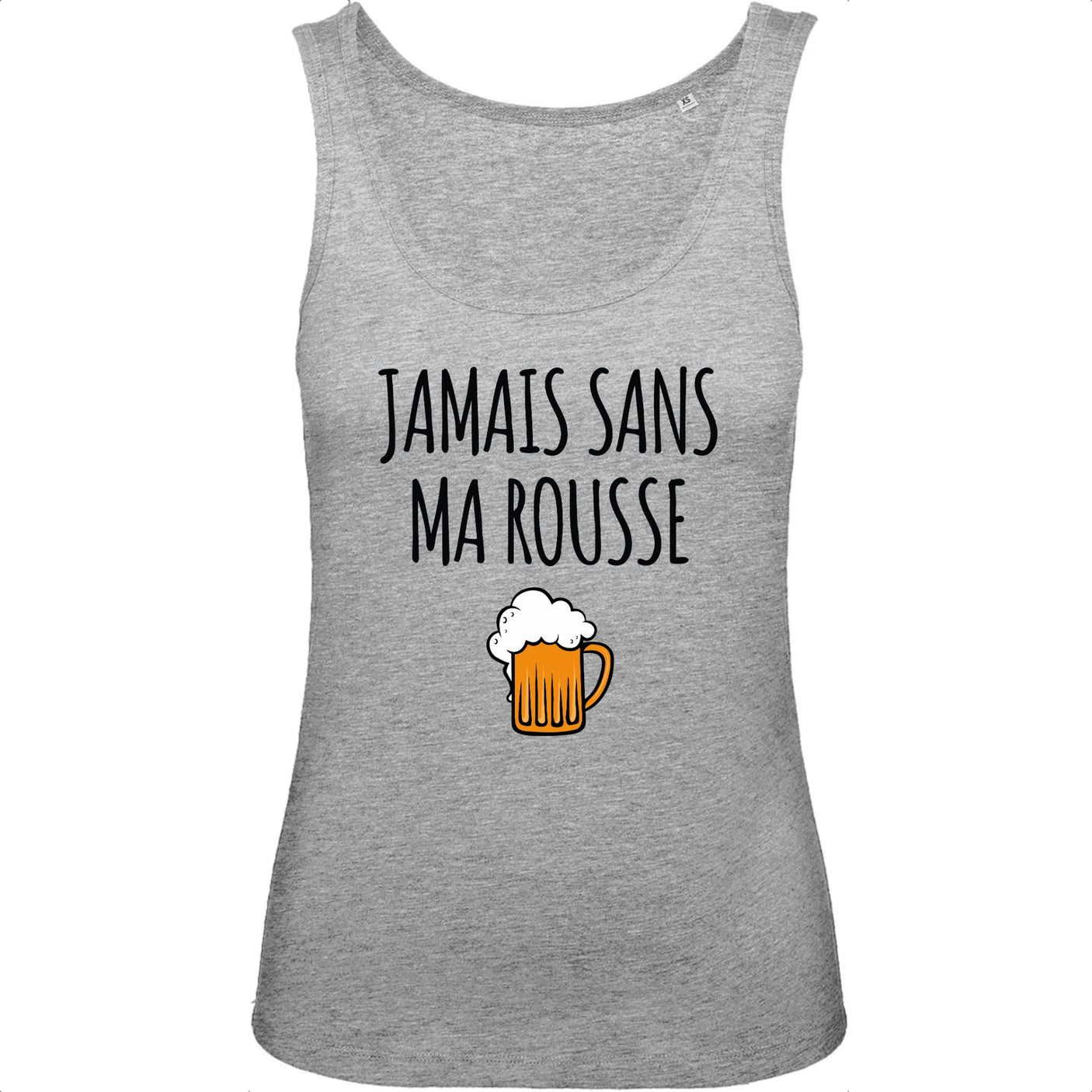 Débardeur Femme Jamais sans ma rousse 