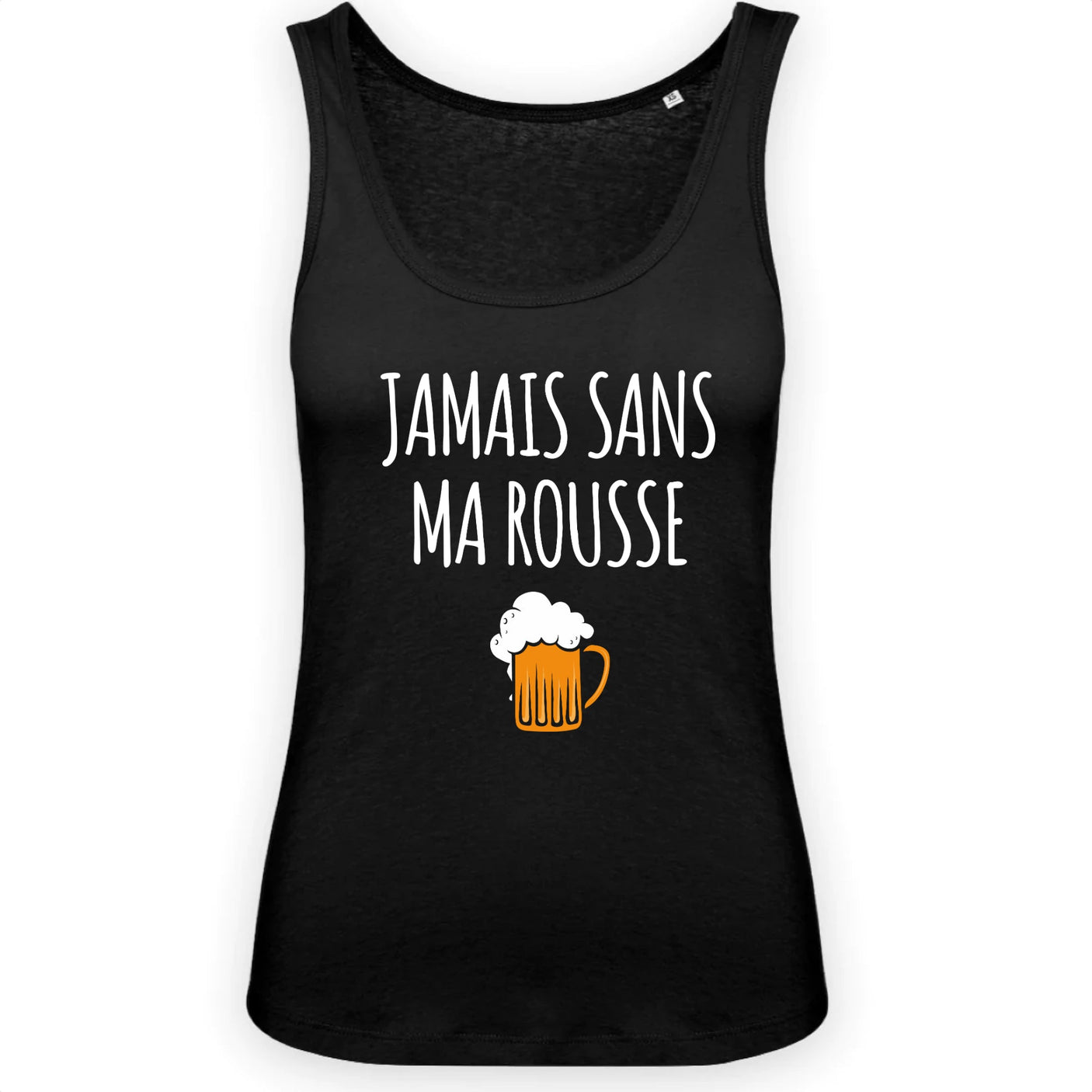 Débardeur Femme Jamais sans ma rousse 