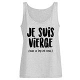 Débardeur Femme Je suis vierge 