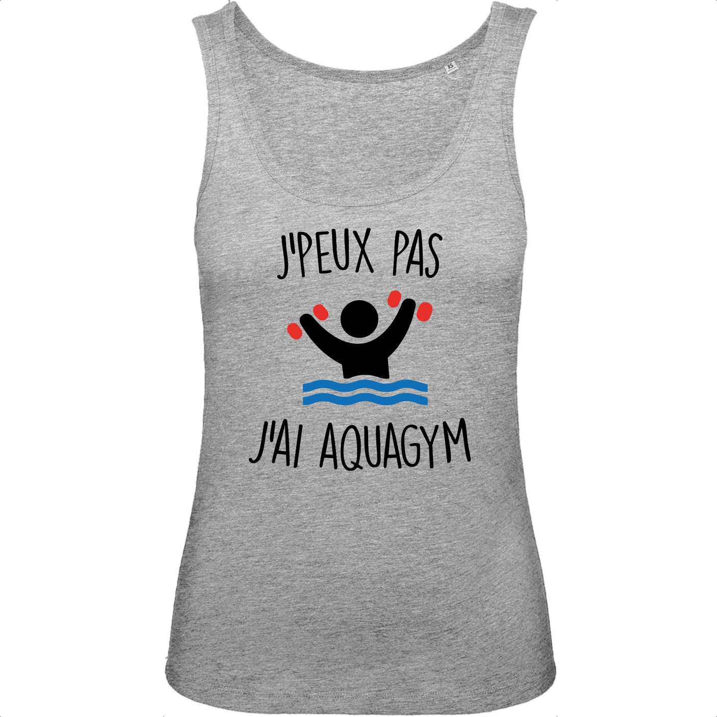 Débardeur Femme J'peux pas j'ai aquagym 