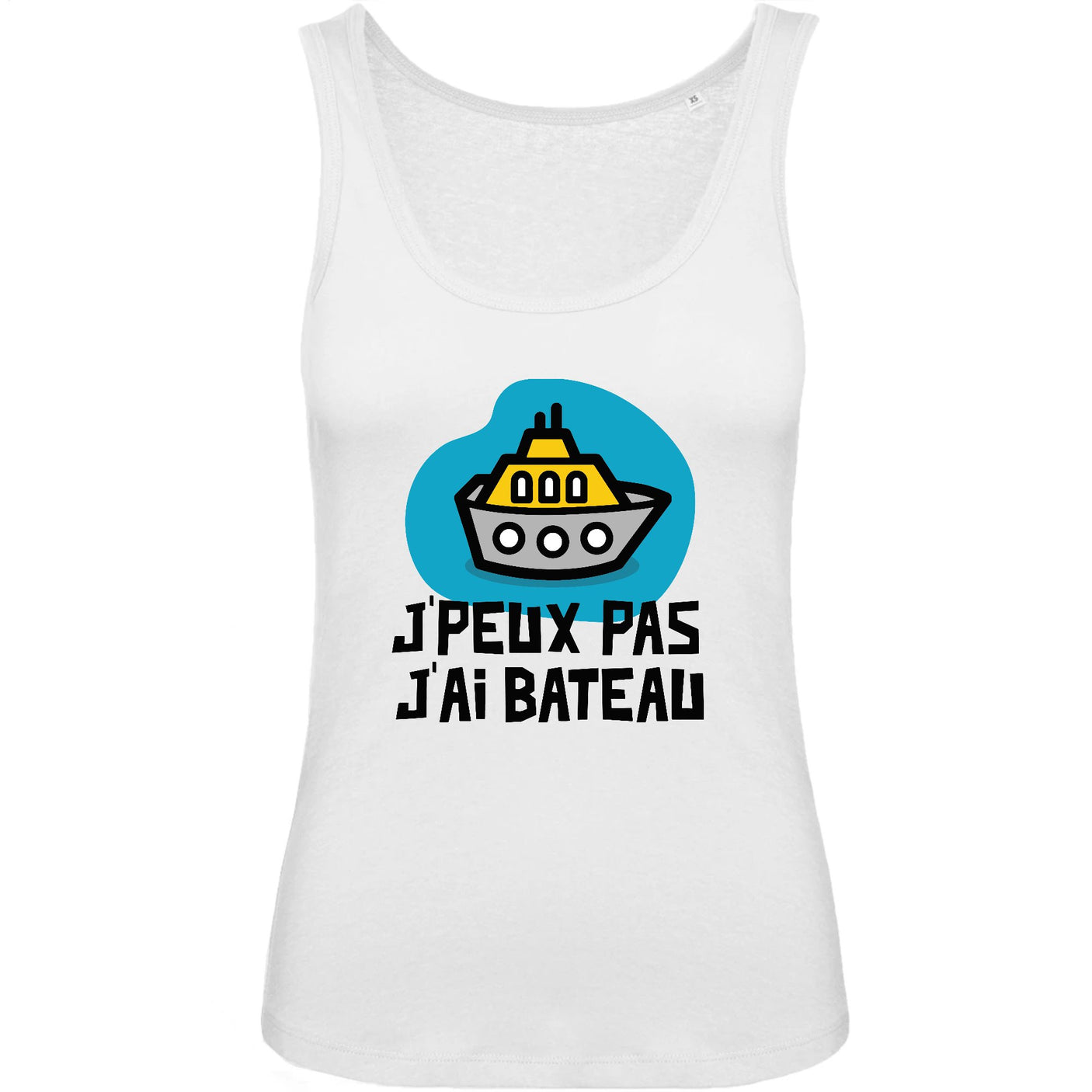 Débardeur Femme J'peux pas j'ai bateau 