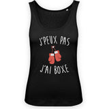 Débardeur Femme J'peux pas j'ai boxe 