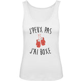 Débardeur Femme J'peux pas j'ai boxe 