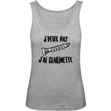 Débardeur Femme J'peux pas j'ai clarinette 
