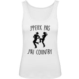 Débardeur Femme J'peux pas j'ai country 