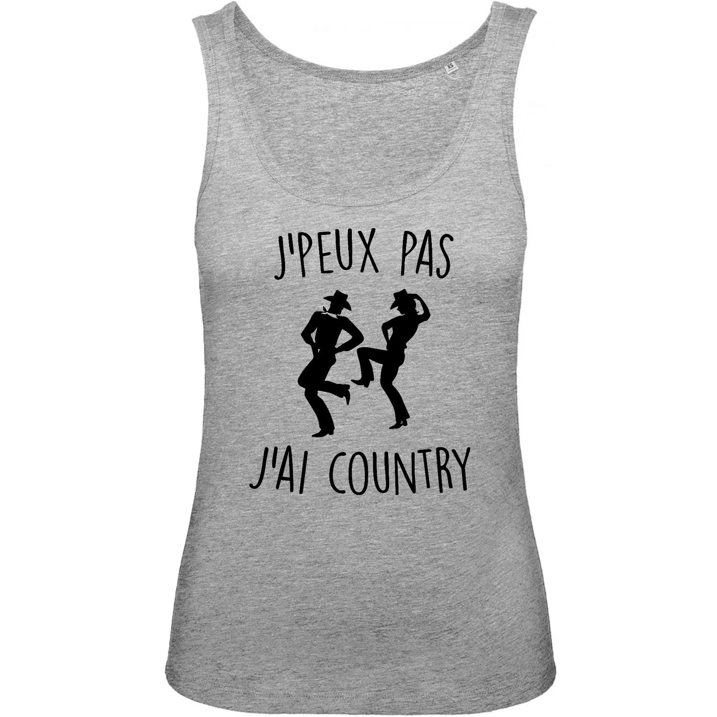 Débardeur Femme J'peux pas j'ai country 