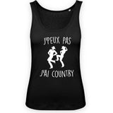 Débardeur Femme J'peux pas j'ai country 