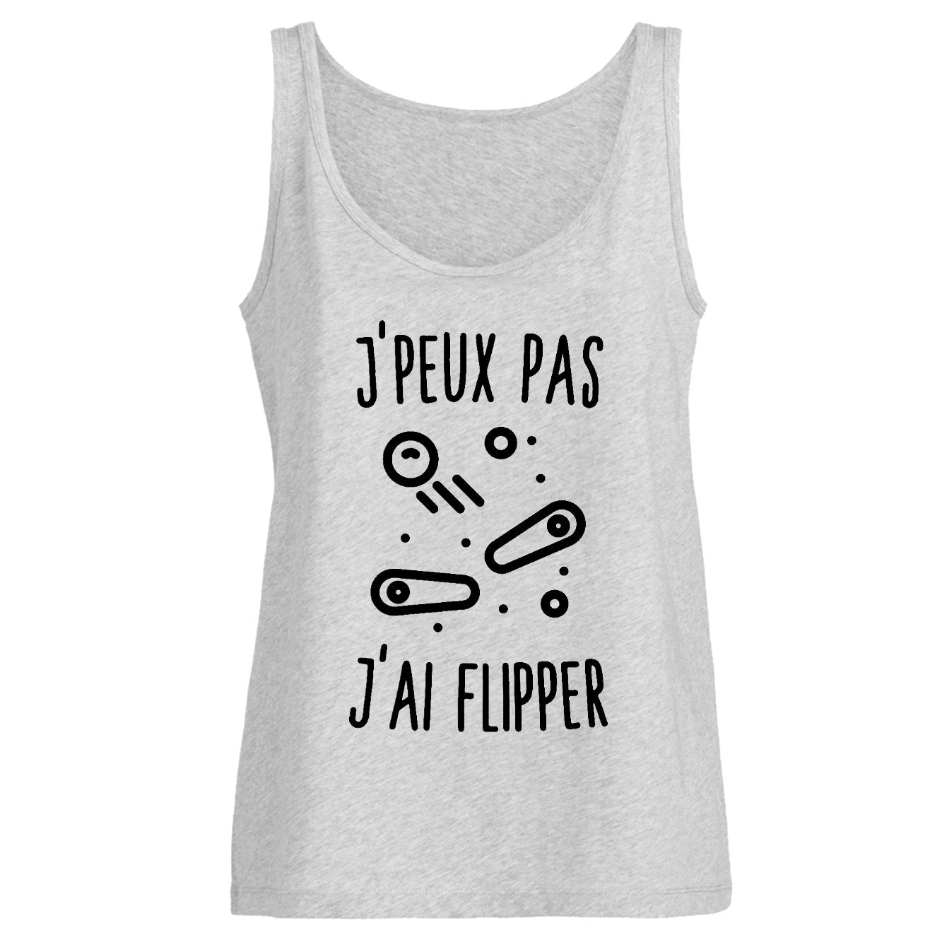 Débardeur Femme J'peux pas j'ai flipper 