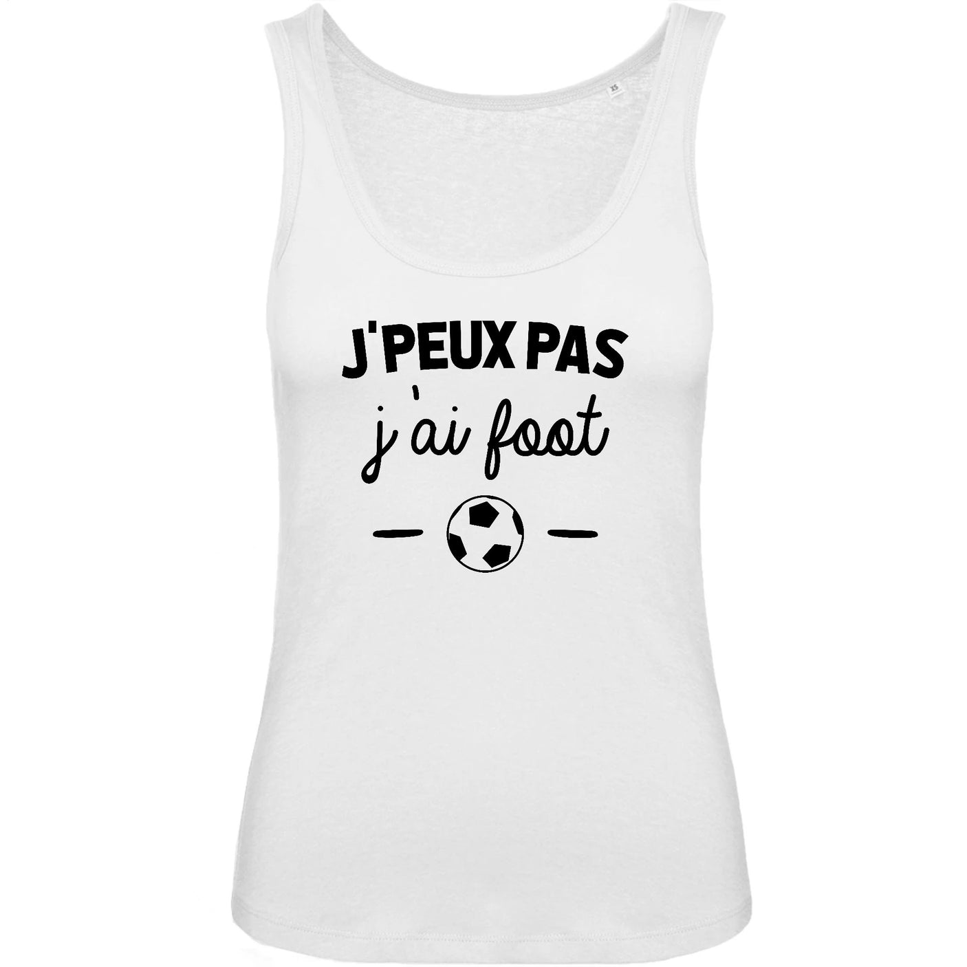 Débardeur Femme J'peux pas j'ai foot 