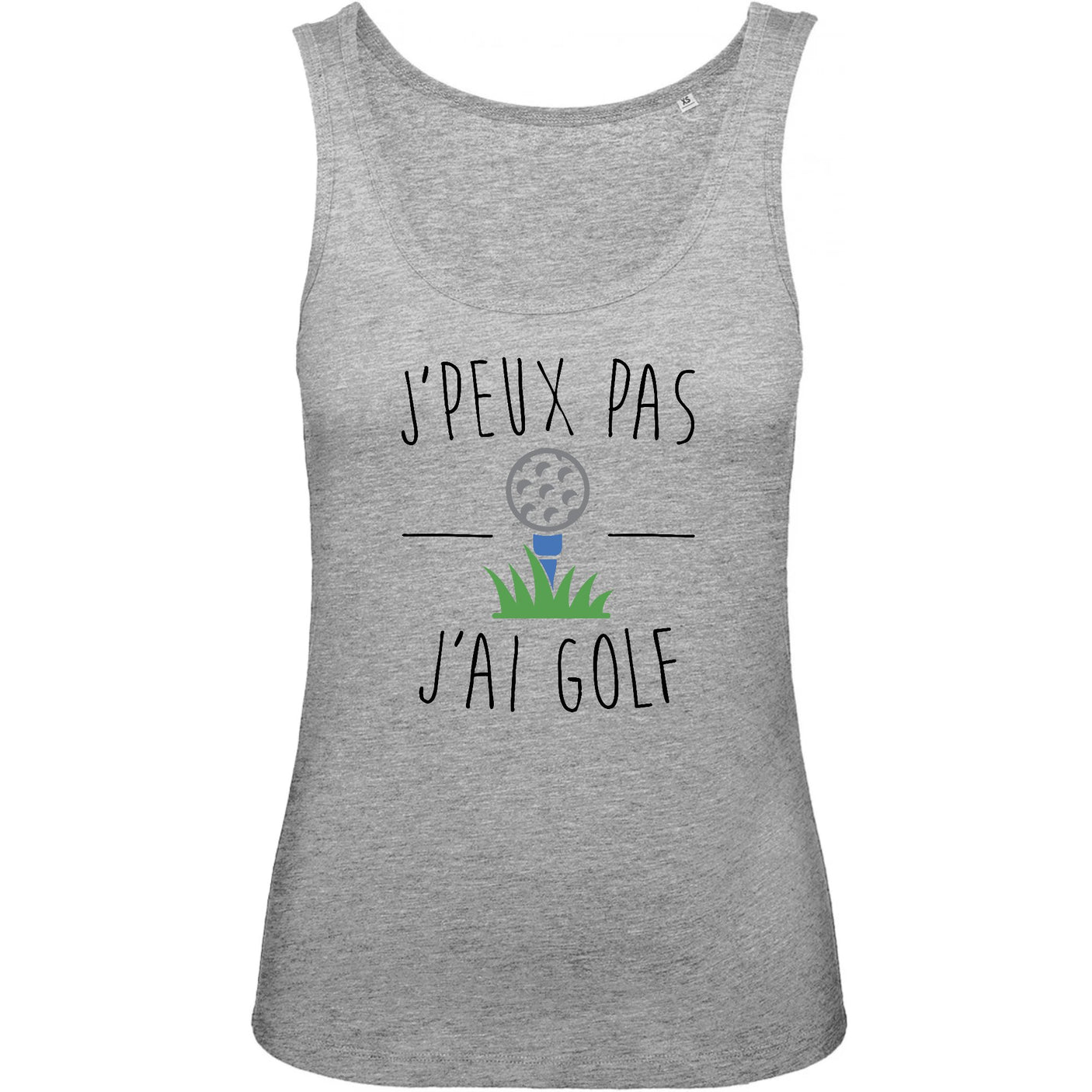 Débardeur Femme J'peux pas j'ai golf 