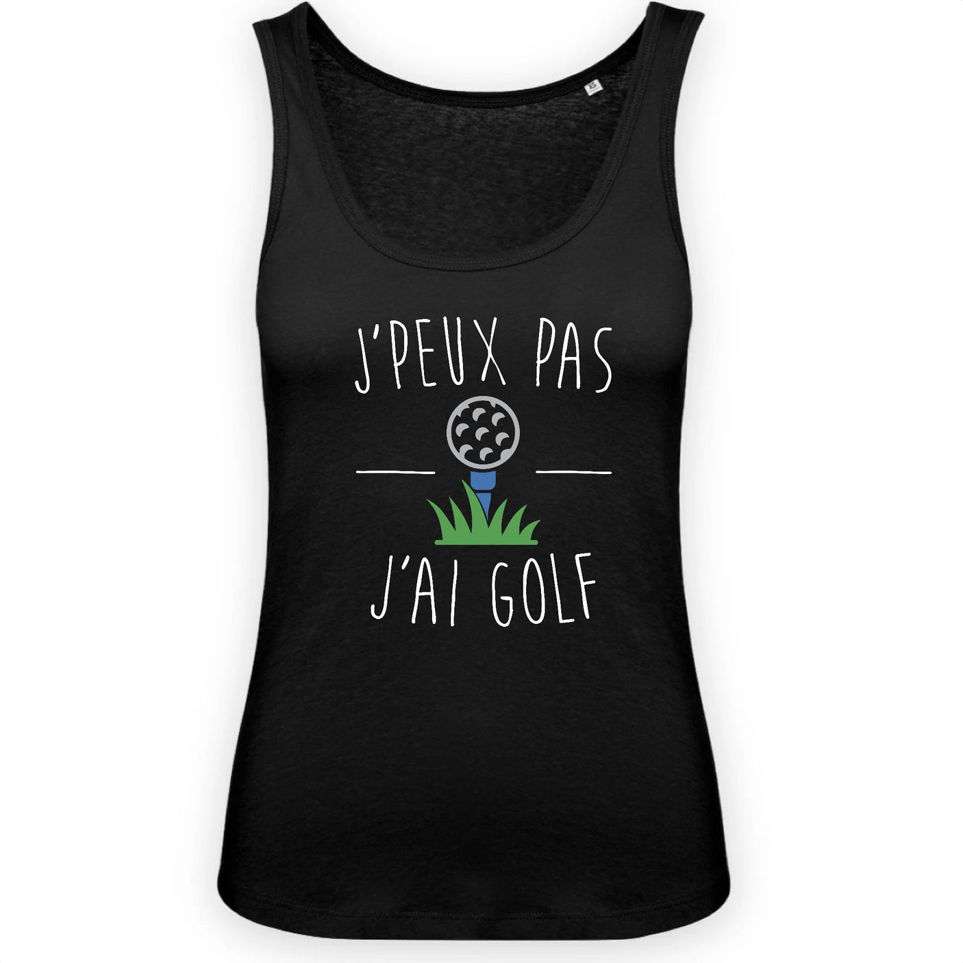 Débardeur Femme J'peux pas j'ai golf 