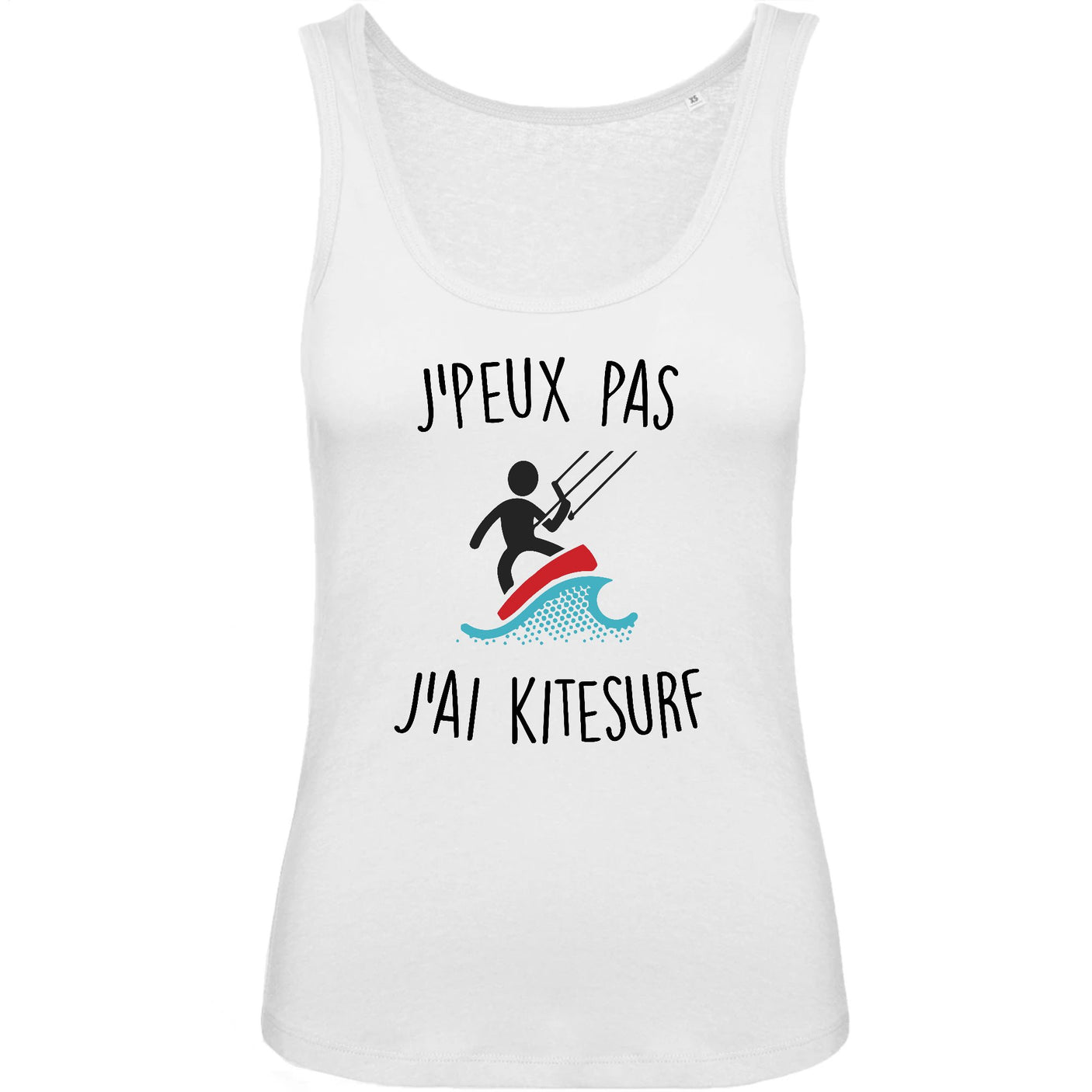 Débardeur Femme J'peux pas j'ai kitesurf 