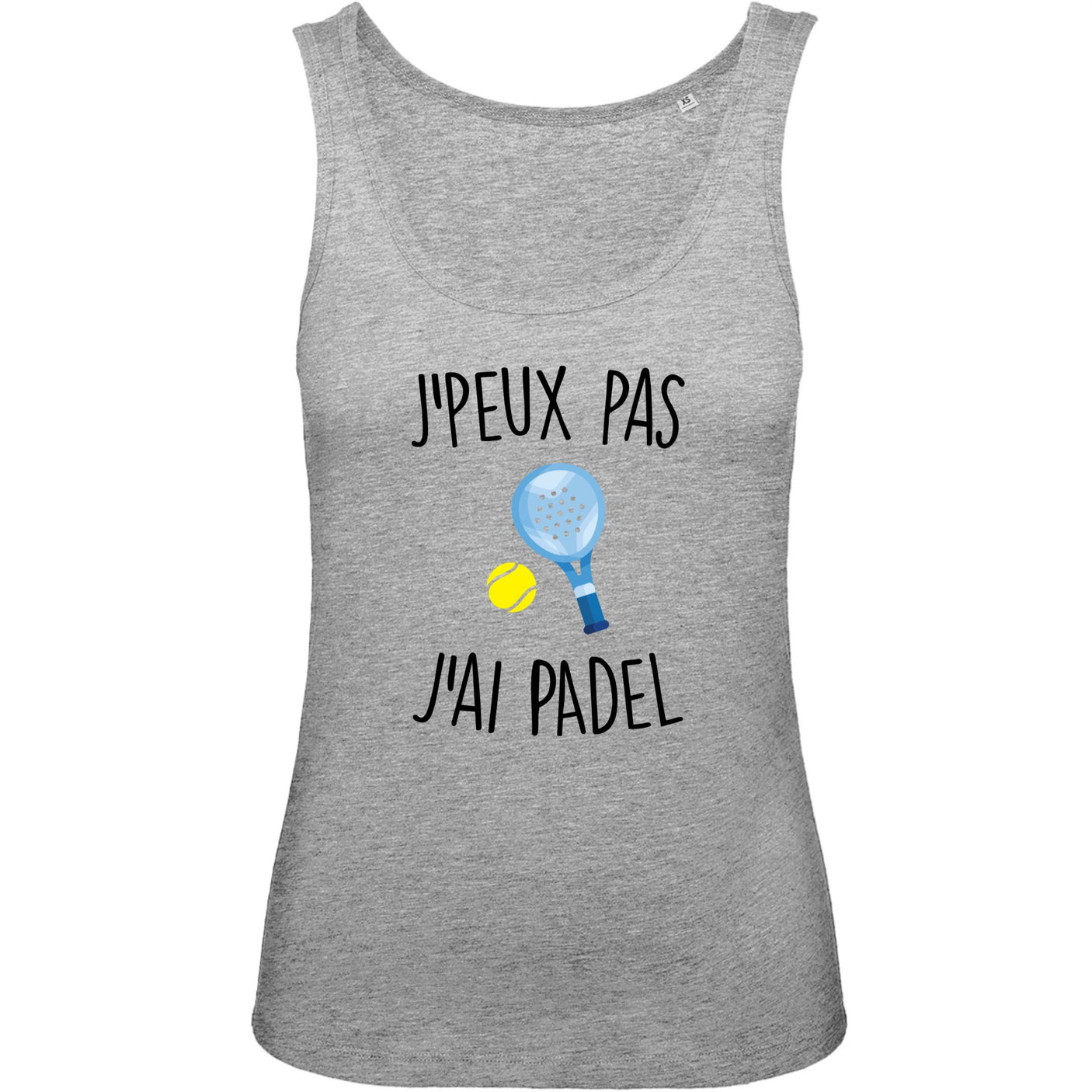 Débardeur Femme J'peux pas j'ai padel 