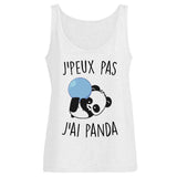 Débardeur Femme J'peux pas j'ai panda 