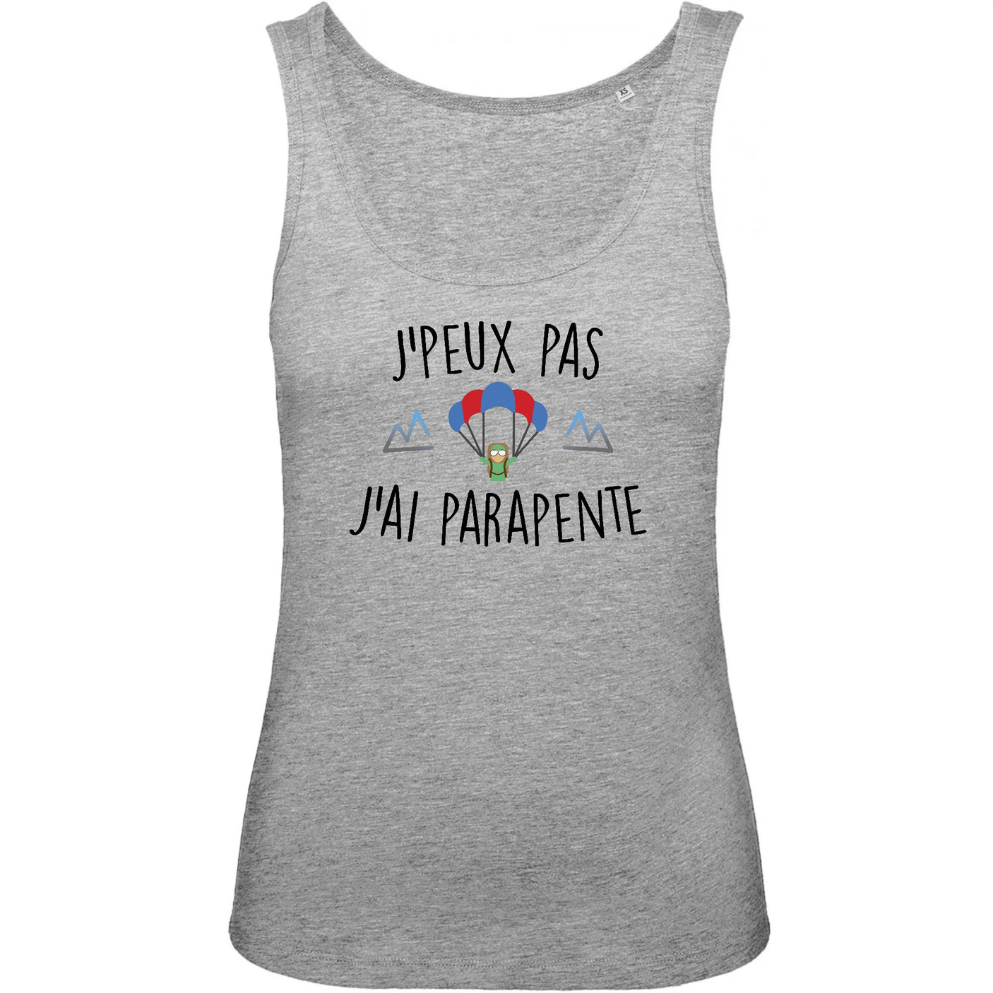 Débardeur Femme J'peux pas j'ai parapente 