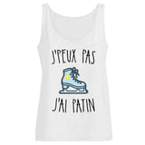 Débardeur Femme J'peux pas j'ai patin 