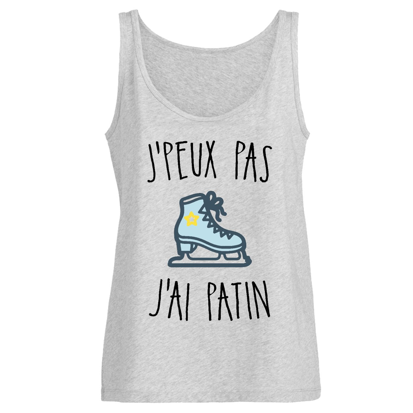 Débardeur Femme J'peux pas j'ai patin 