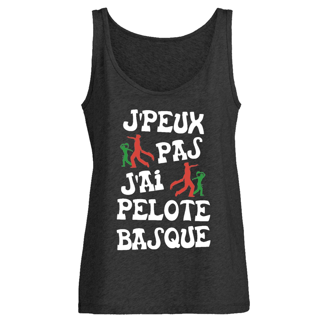 Débardeur Femme J'peux pas j'ai pelote basque 