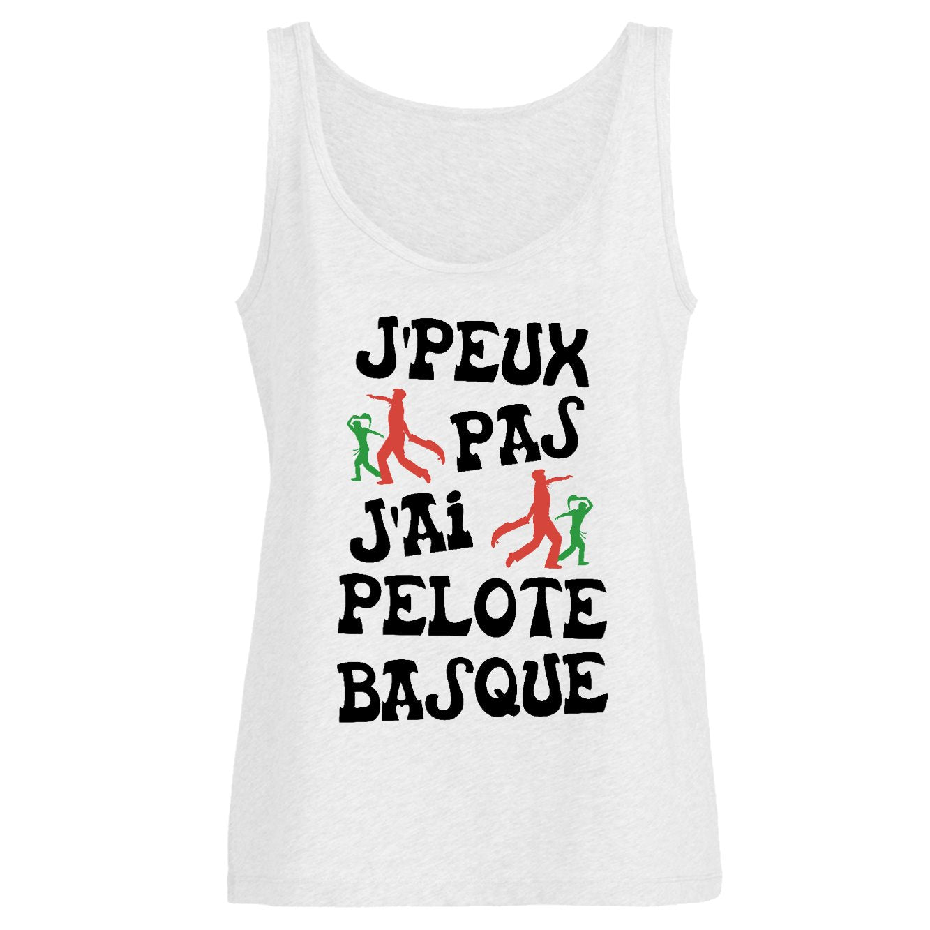 Débardeur Femme J'peux pas j'ai pelote basque 