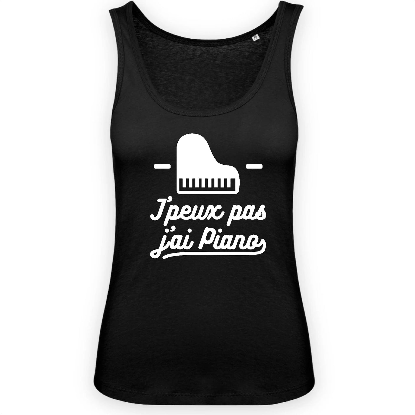 Débardeur Femme J'peux pas j'ai piano 