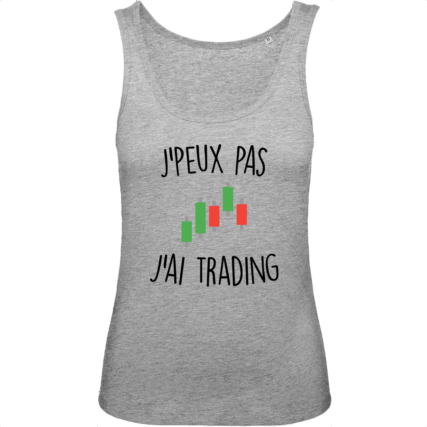 Débardeur Femme J'peux pas j'ai trading 