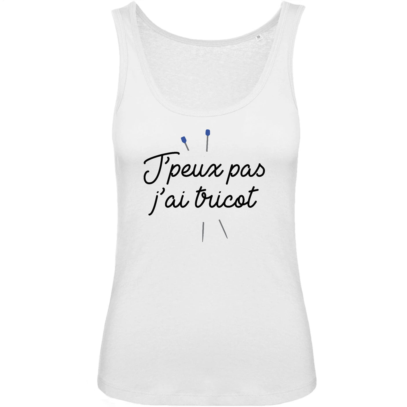 Débardeur Femme J'peux pas j'ai tricot 