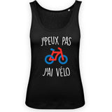 Débardeur Femme J'peux pas j'ai vélo 