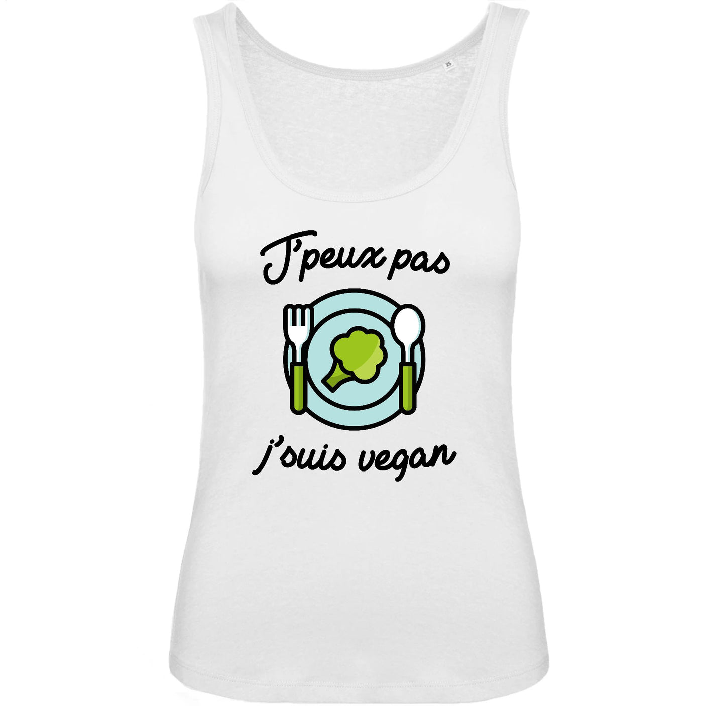 Débardeur Femme J'peux pas j'suis vegan 