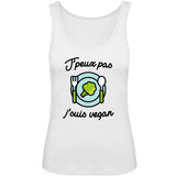 Débardeur Femme J'peux pas j'suis vegan 