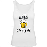 Débardeur Femme La bière c'est la vie 