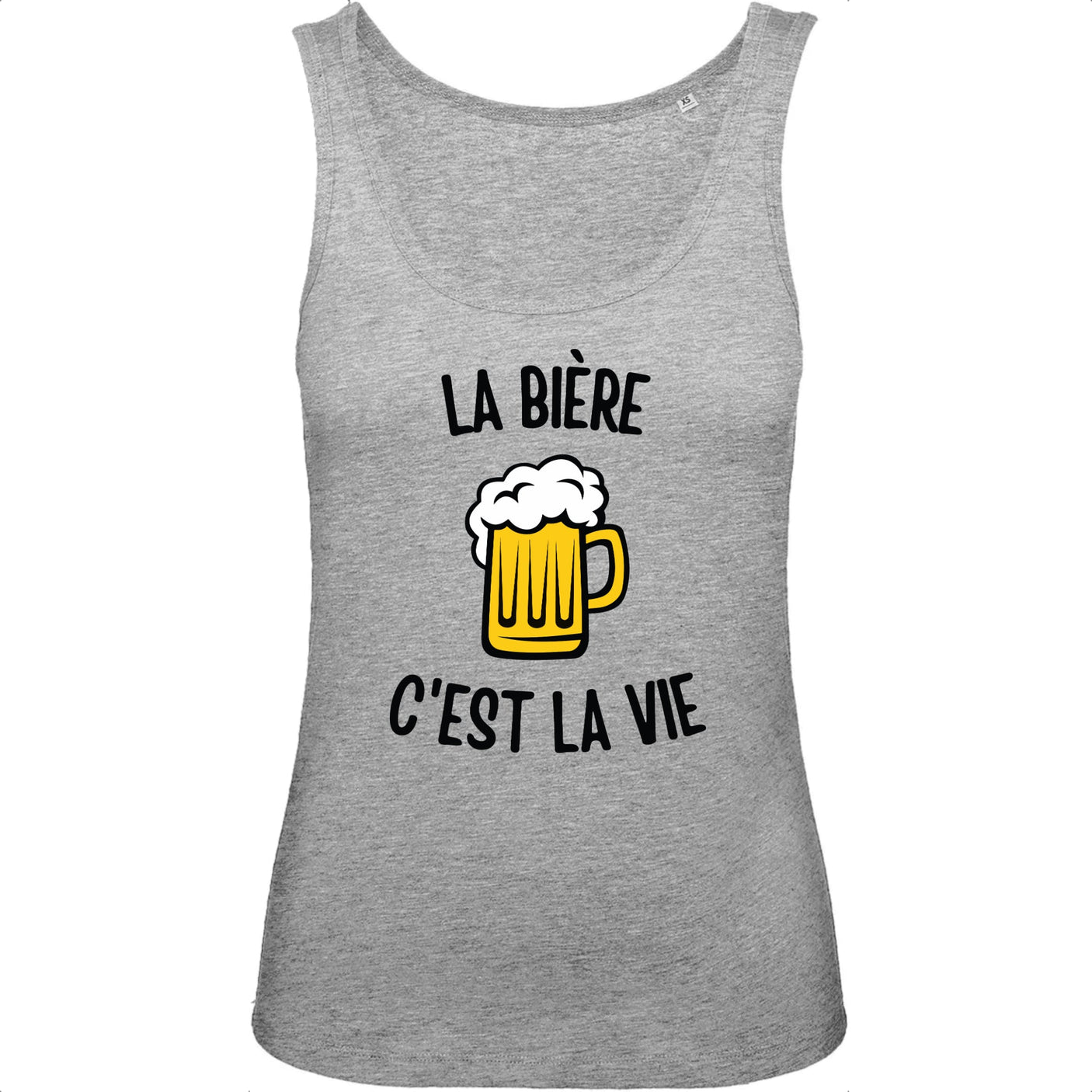 Débardeur Femme La bière c'est la vie 