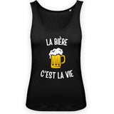 Débardeur Femme La bière c'est la vie 