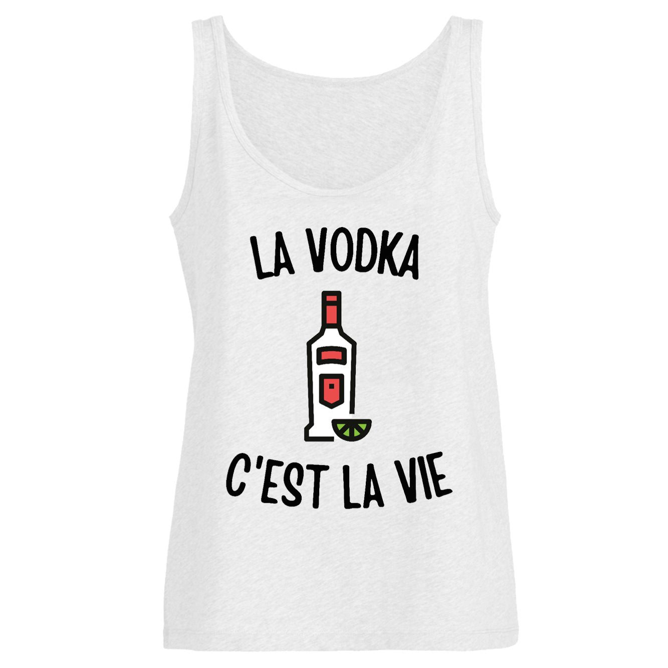 Débardeur Femme La vodka c'est la vie 