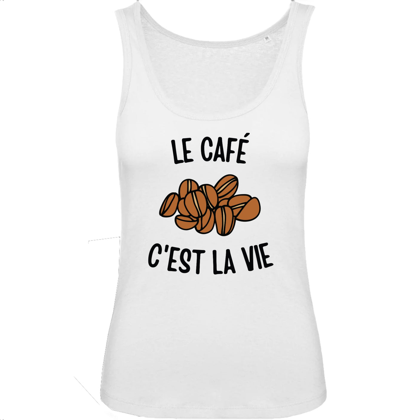 Débardeur Femme Le café c'est la vie 