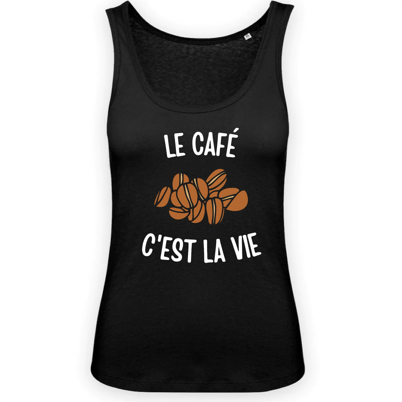 Débardeur Femme Le café c'est la vie 