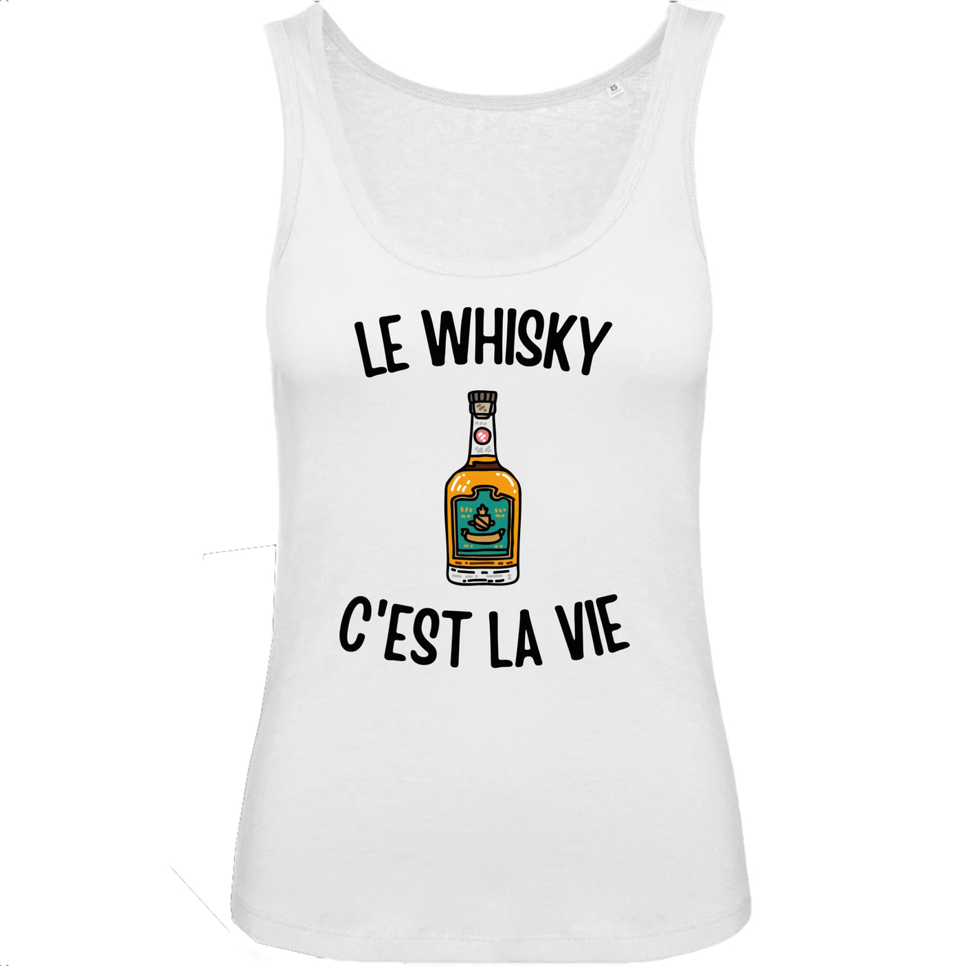 Débardeur Femme Le whisky c'est la vie 