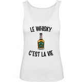 Débardeur Femme Le whisky c'est la vie 