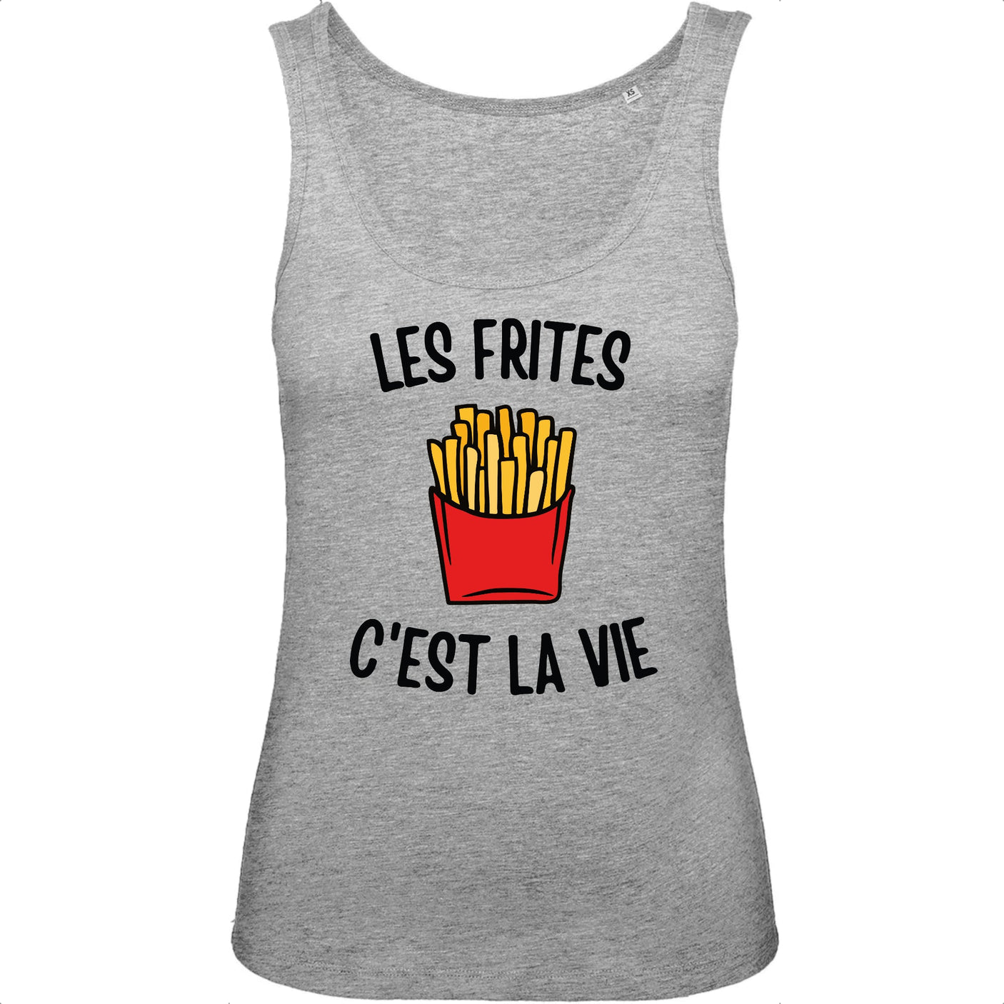 Débardeur Femme Les frites c'est la vie 