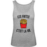 Débardeur Femme Les frites c'est la vie 