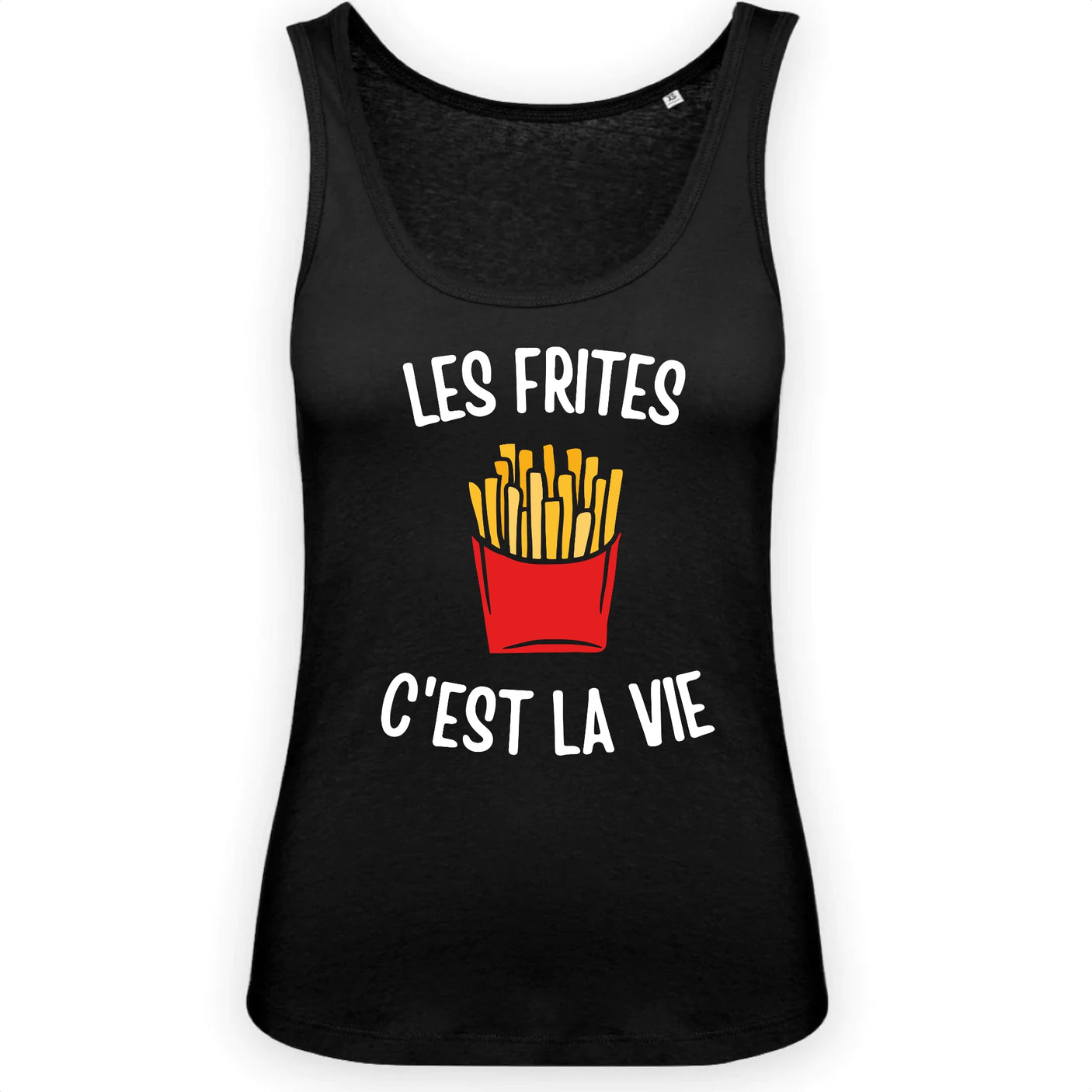 Débardeur Femme Les frites c'est la vie 