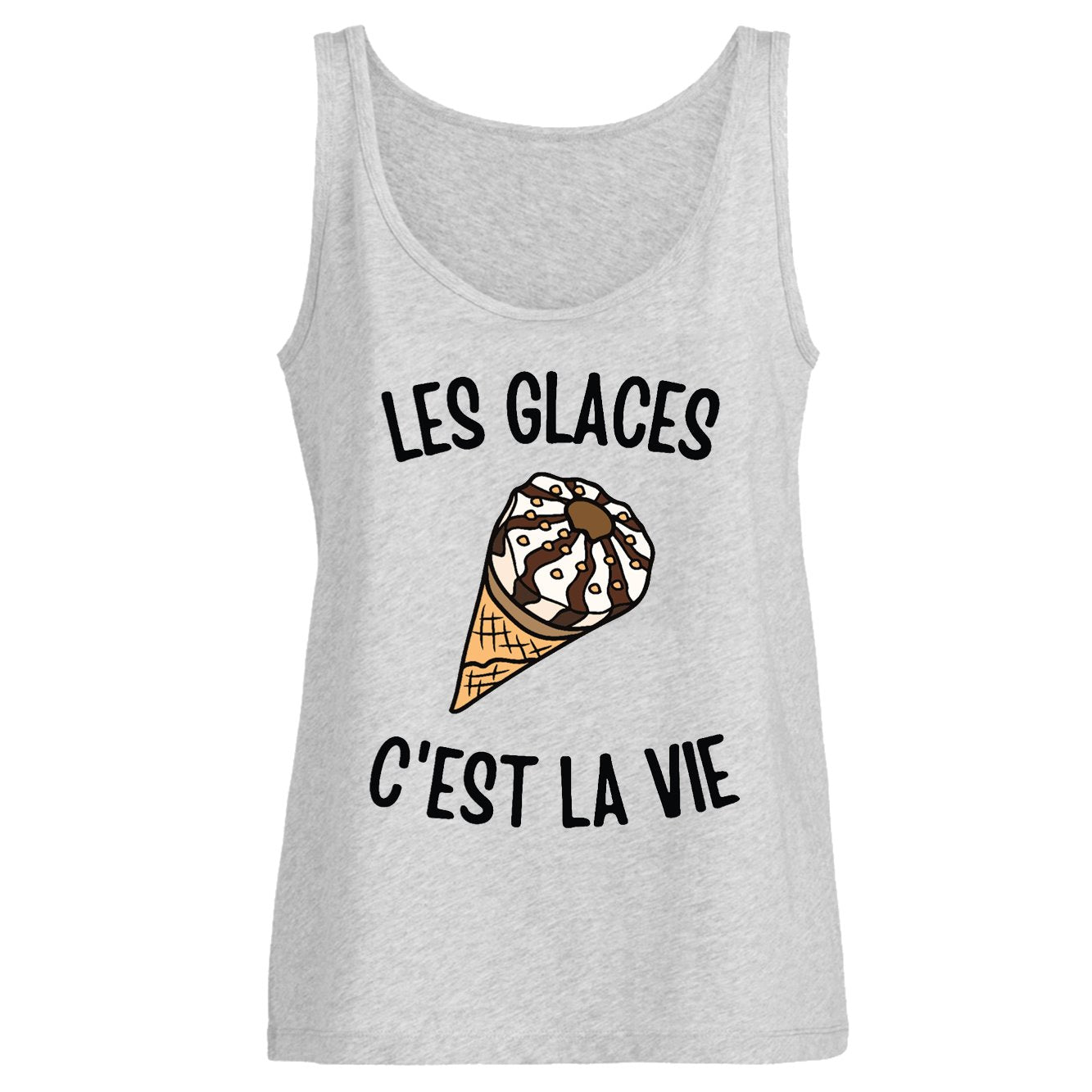 Débardeur Femme Les glaces c'est la vie 