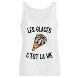 Débardeur Femme Les glaces c'est la vie 