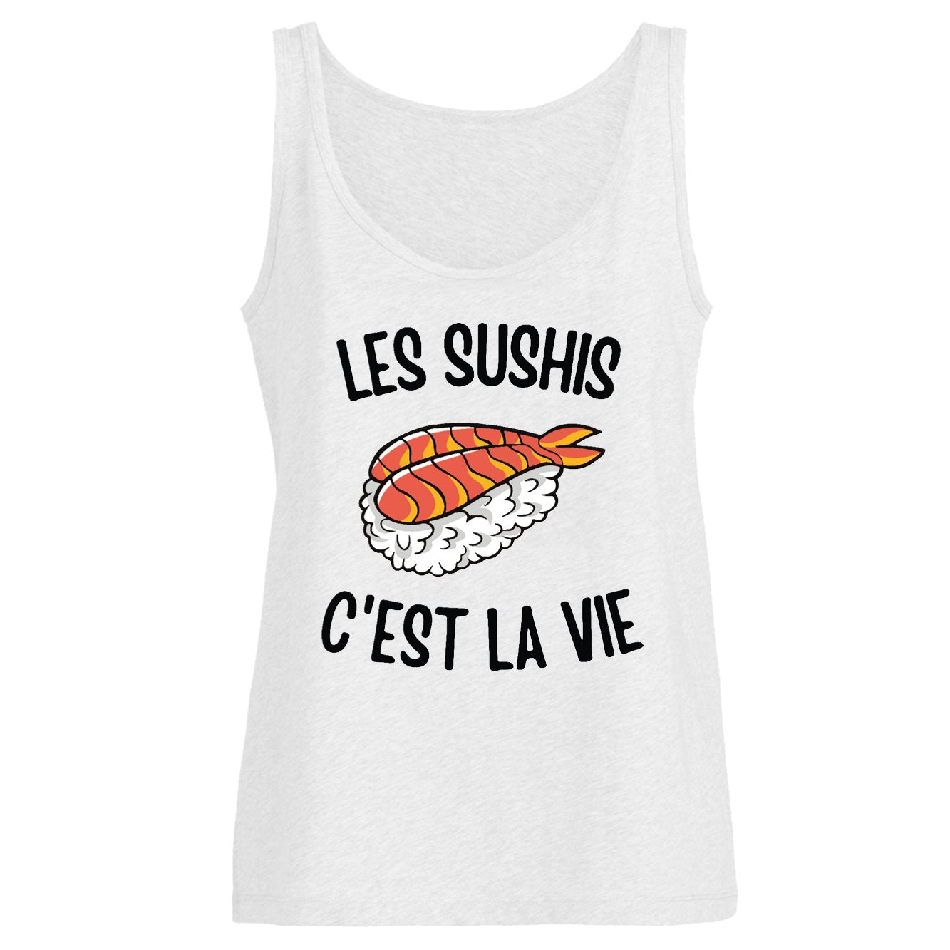 Débardeur Femme Les sushis c'est la vie 