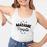 Débardeur Femme Madame pompette Blanc