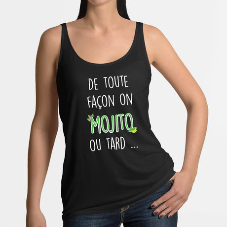 Débardeur Femme Mojito ou tard Noir