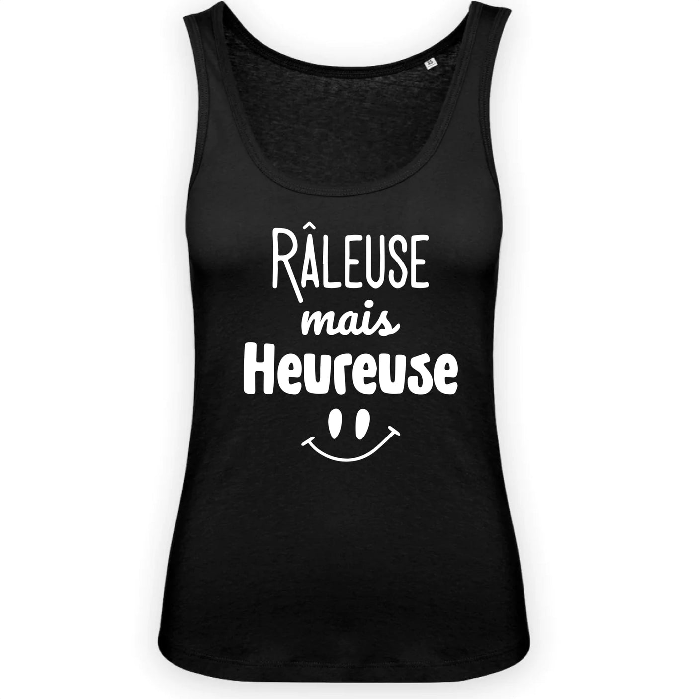 Débardeur Femme Râleuse mais heureuse 