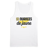 Débardeur Homme 51 nuances de jaune 