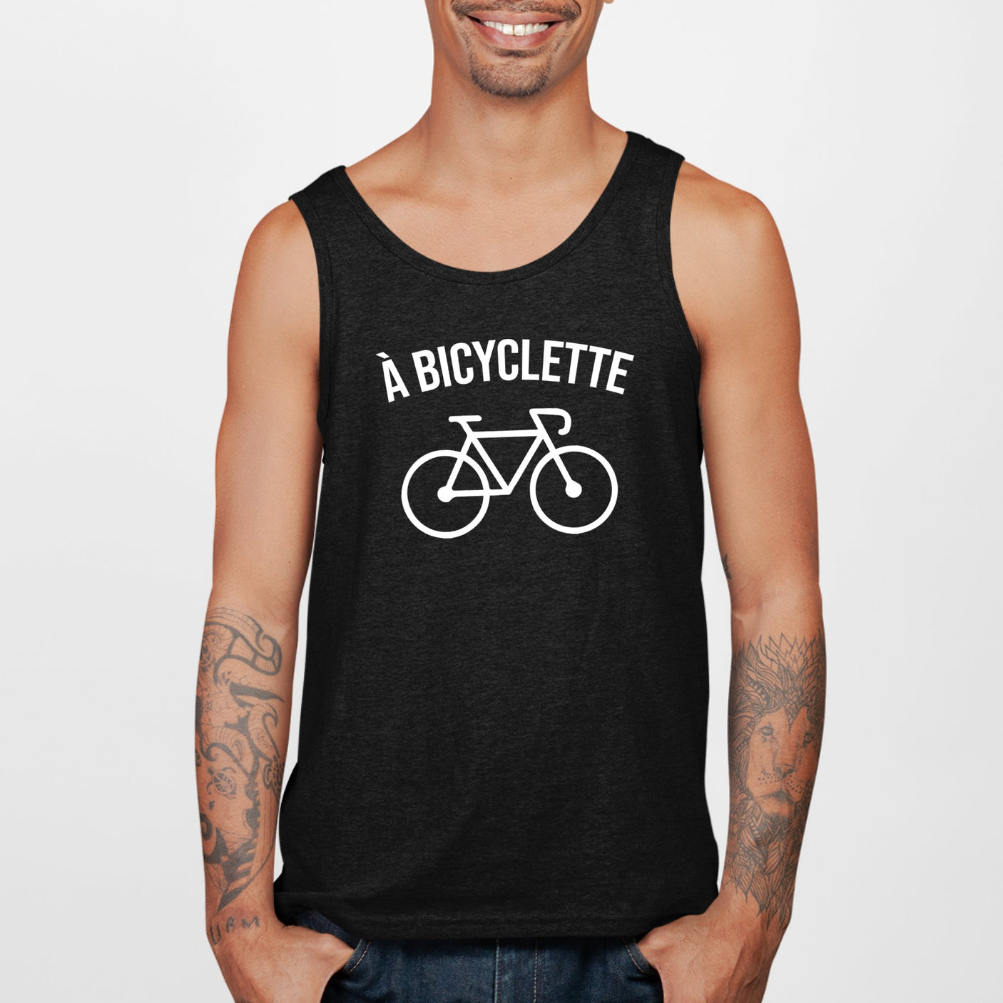 Débardeur Homme À bicyclette Noir