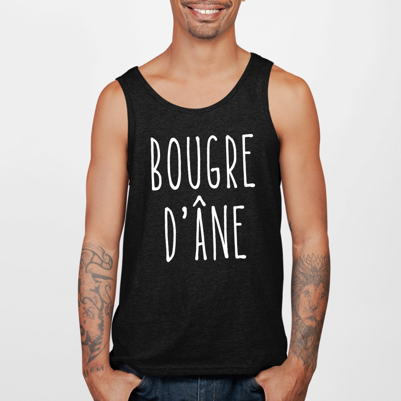 Débardeur Homme Bougre d'âne Noir