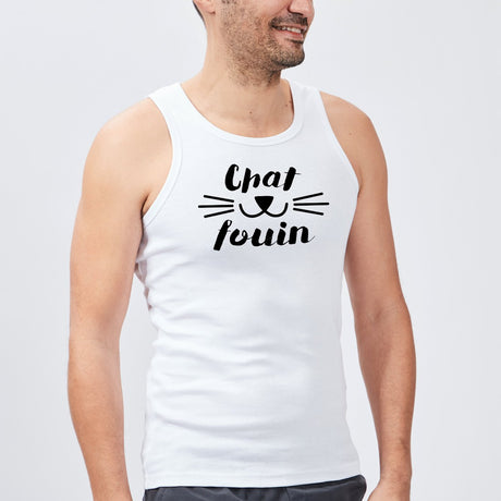 Débardeur Homme Chafouin Blanc